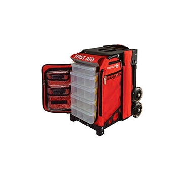 MobileAid Hi-Vis Pro 100 Easy-Roll Trauma First Aid Station by LifeSecure