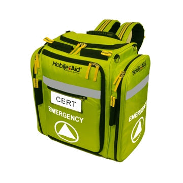 MobileAid Quick- CERT Incident Command Kit (4 grab-and-go modules & megaphone)