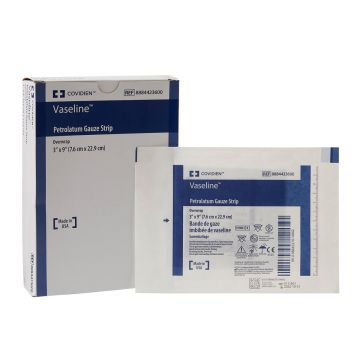 Vaseline Sterile Non-Adherent Petrolatum Gauze - 1/2 X 72 Inch / Each