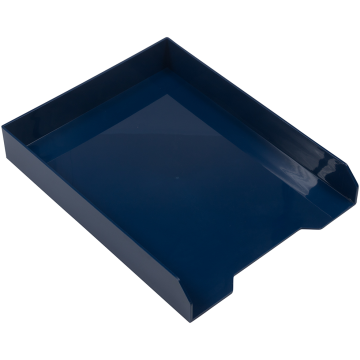 Letter Paper Tray Desk Organizer - Navy