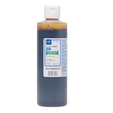 Povidone Iodine Prep Solution 8Oz Bottle