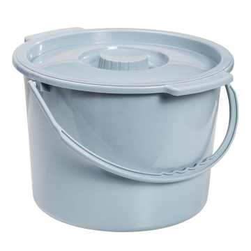 Commode Bucket With Lid & Handle