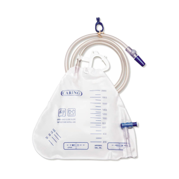 Urinary Drain Bag Medline Anti-Reflux Valve Sterile 2,000 mL Vinyl - EACH