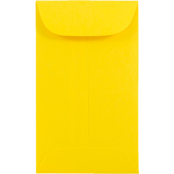 #3 Coin Envelopes (2 1/2 x 4 1/4) - Yellow 24lb