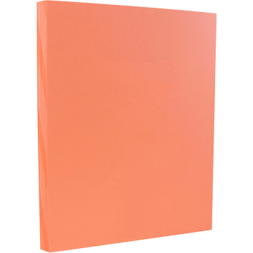 8 1/2 x 11 Cardstock - Salmon Pink 110lb
