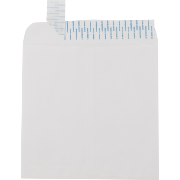 11 1/2 x 11 1/2 Square Envelopes with Peel & Seal - White 28lb