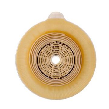 Coloplast Assura® Extra Two-Piece Skin Barrier, Extra-Extended Wear, Belt Tabs, 2-3/8" Flange, Pre-Cut Flat 1-9/16" Stoma