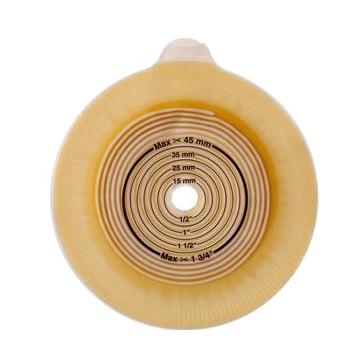 Coloplast Assura® Extra Two-Piece Skin Barrier, Extra-Extended Wear, Belt Tabs, 2-3/8" Flange, Pre-Cut Flat 1-9/16" Stoma