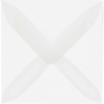 3 1/8 x 3 1/8 Square Envelopes - Clear Translucent 28lb