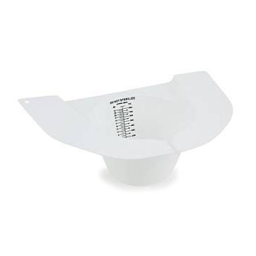 McKesson Urine Hat and Stool Container Without Closure, 27 oz - Case of 100