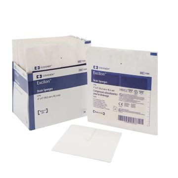 Excilon™ Sterile Drain Sponge, Sterile, 2s, 4" x 4" - Each (EA)