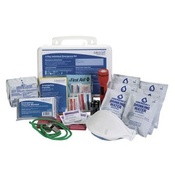 LifeSecure Individual 3-Day Emergency Kit - Box of 30