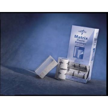 Matrix Elastic Bandage Double Hook and Loop Closure Natural Sterile Medium Compression - 2 inch x 5 yard.