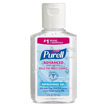 Hand Sanitizer Purell Advanced Ethyl Alcohol Gel Bottle - SANITIZER, HAND PURELL FST MILITARY BTL 3OZ /CS24