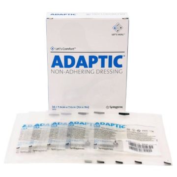 Adaptic Non-Adherent Dressing by Systagenix - 3 Inch x 3 Inch / Each
