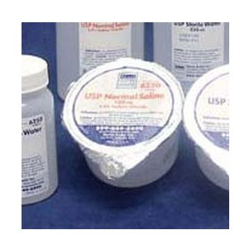 Nurse Assist Inc USP Normal Sterile Saline For Irrigation, 120mL - Each Foil Lid Container