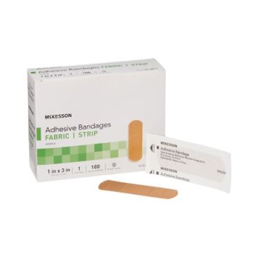 Adhesive Strips - 3/4 X 3 Inch Fabric Rectangle