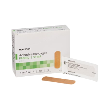Adhesive Strips - 3/4 X 3 Inch Fabric Rectangle