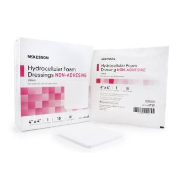 Foam Dressing Film, 4 X 4 inch by McKesson