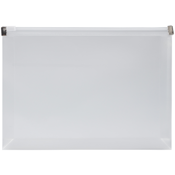 4 1/2 x 6 1/2 Booklet Plastic Envelopes with Zip Closure - Clear