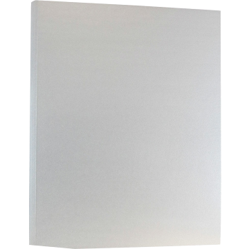 8 1/2 x 11 Stationery Crafting Paper - Silver Metallic 32lb