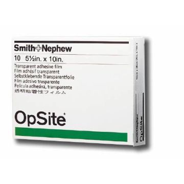 Transparent Film Dressing OpSite - Box - Box of 10, 5-1/2 X 4 Inch