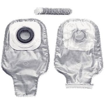 Premier One-Piece Drainable Pouch with Pre-Cut Convex Karaya 5 Skin Barrier by Hollister - 1-1/2 inchStoma Opening, 2 inch Pouch Size
