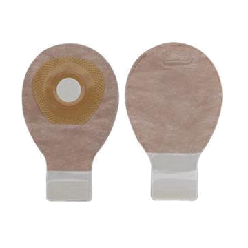 Premier 1-Piece Mini Drainable Pouch Precut Flat SoftFlex Skin Barrier, Lock N Roll, Beige - Box of 20 by Hollister - 1 inch