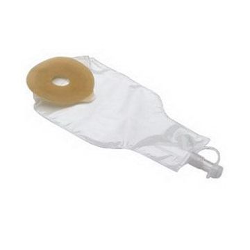 Hollister Drainable Fecal Collector Cut-to-Fit Flextend Tapered Skin Barrier - 12 Inch Length / Opaque / Box (10 Each)