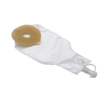 Hollister Drainable Fecal Collector Cut-to-Fit Flextend Tapered Skin Barrier - 12 Inch Length / Opaque / Box (10 Each)