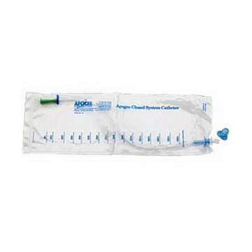 Apogee Closed System Soft Intermittent Catheter by Hollister - 12Fr, 16 Inch