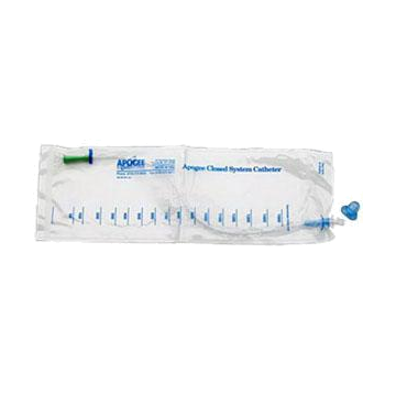 Apogee Closed System Soft Intermittent Catheter by Hollister - 12Fr, 16 Inch