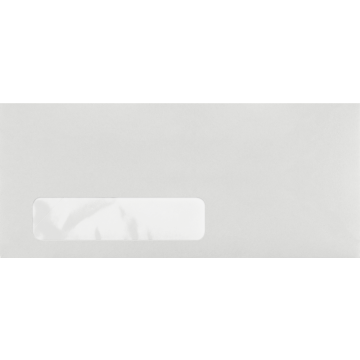 #10 Window Envelopes (4 1/8 x 9 1/2) - Pastel Gray 24lb