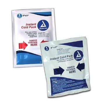 Instant Cold Pack Disposable - Case of 24 by Dynarex - 5 inch x 9 inch