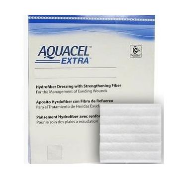 Aquacel Extra Hydrofiber Dressing by ConvaTec - 2 X 2 Inch / Square / Each