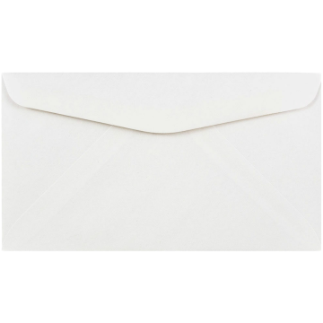 #6 3/4 Regular Envelopes (3 5/8 x 6 1/2) - White 24lb