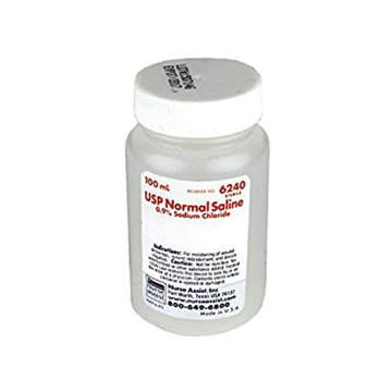 Nurse Assist Inc Normal Sterile Saline For Irrigation With Screw Top Container 100ml - Normal Sterile Saline For Irrigation with Screw Top Container 100mL / Each