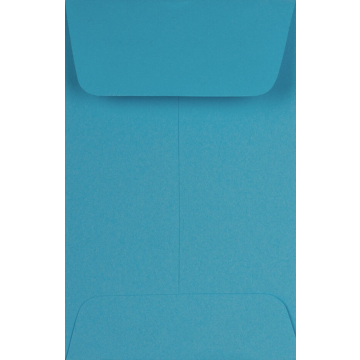 #1 Coin Envelopes (2 1/4 x 3 1/2) - Pool Blue 32lb