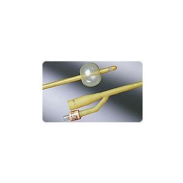 Bard 2-Way Foley Catheter, Silicone-Elastomer Coated - Each / 16Fr 5cc Balloon