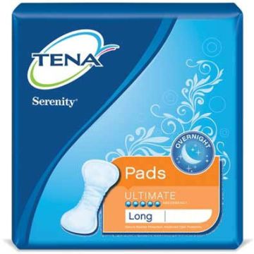Tena Serenity Overnight Bladder Control Pads 16" By SCA Personal Care - Package of 30
