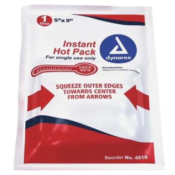 Instant Hot Pack Dynarex General Purpose Plastic Cover Disposable - Single