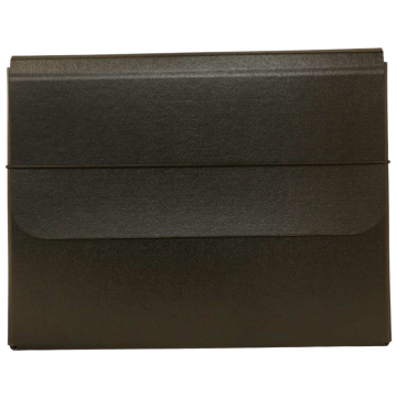 10 x 13 1/4 x 1 1/4 Thick Elastic Portfolios - Black