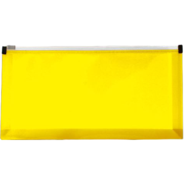 #10 Business Plastic Envelopes (4 1/8 x 9 1/2) with Zip Closure - Yellow