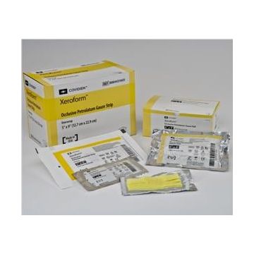 Xeroform Sterile Non-Adherent Petrolatum Gauze by Covidien - Patch 1 inch x 8 inch