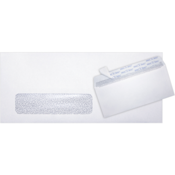 #10 Window Envelopes (4 1/8 x 9 1/2) - White with Security Tint 24lb