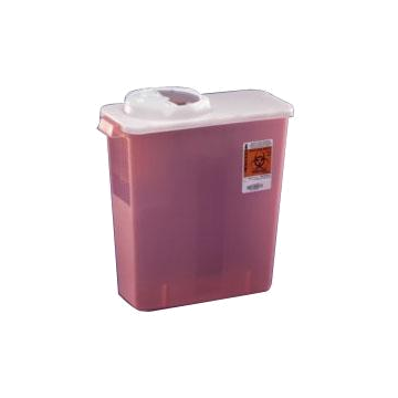 Monoject himney-Top Sharps Container, 4 Quart by Covidien - Singles - Small