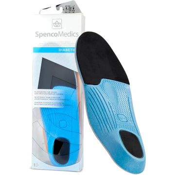 Spenco Medics Diabetics Plus Full Length Arch Support Insole - 1: women 5-6.5 ·
