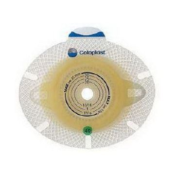 SenSura Xpro Click 2-Piece Precut Flat Extended Wear Skin Barrier - Box of 5 by Coloplast - 1 inch Stoma Opening,1-9/16 inch Flange