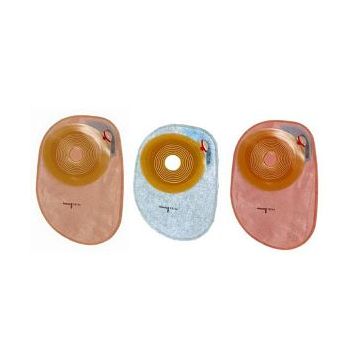 Assura One-Piece Closed Pouch Oval Precut by Coloplast - Box of 30