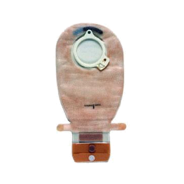 Assura 2-Piece Wide Outlet Drainable Pouch With Filter and EasiClose 1-9/16", 530ml, Large, Transparent - Box of 10